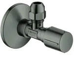 Grohe Eckventil 22037AL0 1/2" x 3/8", Metallgriff, Rosette, Quetschverschraubung 1