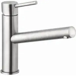 Kludi Steel K&uuml;chenarmatur 44850F860 schwenkbarer Auslauf 360&deg;, Edelstahl...