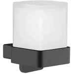 Emco Loft Fl&uuml;ssigseifenspender 052113303 schwarz, Glas satiniert, Einhandbedienung