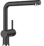 Blanco LINUS-S K&uuml;chenarmatur 526148 ausziehbar, SILGRANIT-Look silgranitschwarz