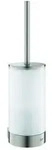 Grohe Selection WC-B&uuml;rstengarnitur 41076DC0 supersteel, Glas, Wandmontage, verdeckte