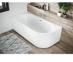 Riho Desire Corner Eck-Badewanne B087007005 wei&szlig;, 184x84cm, rechts, mit