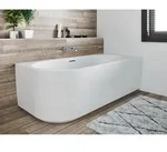 Riho Desire Corner Eck-Badewanne B088001005 wei&szlig;, 184 x 84 cm, Ecke links, ohne