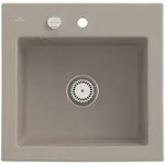 Villeroy und Boch Subway 50 S Einbausp&uuml;le 331502AM mit Ablaufgarnitur,