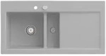 Villeroy und Boch Subway 60 Einbausp&uuml;le 677002SM links, mit Ablaufgarnitur,