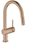 Grohe Minta Sp&uuml;ltisch-Einhebelmischer 32321DL2 warm sunset geb&uuml;rstet,