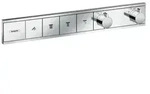 hansgrohe RainSelect Fertigmontageset 15382000 chrom, Thermostat, 4x Verbraucher,