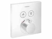 hansgrohe ShowerSelect Fertigmontageset 15763700 UP-Thermostat, für 2...