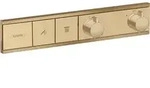 hansgrohe RainSelect Thermostat 15380140 brushed bronze, 2x Verbraucher,...