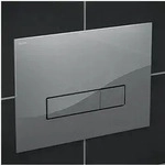 MEPA Orbit Bet&auml;tigungsplatte 421847 Glas silber, f&uuml;r teileingelassene Montage
