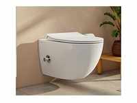Vitra Aquacare Sento WC Set 7748B003-6206 VitrA Flush 2.0 mit Bidetfunktion, mit
