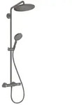 hansgrohe Croma Select S Showerpipe 26890340 mit Thermostat und Handbrause,...