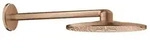 Grohe Rainshower Kopfbrauseset 26475DL0 warm sunset geb&uuml;rstet, Brausearm 430mm, 2