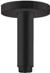 hansgrohe S Deckenanschluss 27393670 100mm, mattschwarz, DN 15, runde Rosette