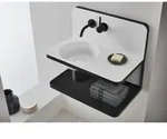 Alape WP.S19.1 Waschplatz 5260000000 600 x 360 mm, wei&szlig;, Beckenmulde rund...