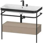 Duravit Happy D.2 Plus M&ouml;belwaschtisch-Kombination HP4743E7575 97,5 x 49 cm, 2