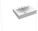Kaldewei Silenio Wand-Waschtisch 904306033711 3044, 60 x 46 x 12 cm, alpinweiss...