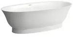 LAUFEN The new classic Oval-Freistehwanne H2208520000001 190 x 90 cm, Sentec, wei&szlig;