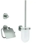 Grohe Essentials WC-Set 40407DC1 Supersteel, 3 in 1, verdeckte Befestigung