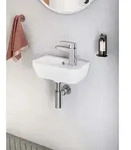 VitrA Integra Handwaschbecken 7091L003-0029 37x22cm, wei&szlig;, Becken links,
