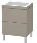 Duravit L-Cube Waschtisch-Unterschrank LC6936N4343 60 x 48 cm, ohne Hahnloch,...