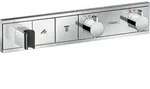 Hansgrohe RainSelect Brausethermostat 15355000 chrom, f&uuml;r 2 Verbraucher