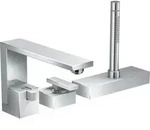 hansgrohe Axor Edge 3-Loch-Wannenarmatur 46431000 chrom, Diamantschliff,