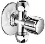 Schell Comfort Eckventil 049910699 verchromt, mit 2 Abg&auml;ngen
