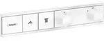hansgrohe RainSelect Thermostat 15380700 mattwei&szlig;, 2x Verbraucher, Unterputz