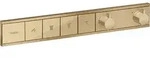 hansgrohe RainSelect Fertigmontageset 15382140 brushed bronze, Thermostat, 4x