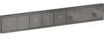 hansgrohe RainSelect Fertigmontageset 15382340 brushed black, Thermostat, 4x