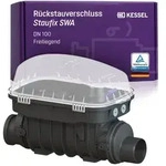 KESSEL R&uuml;ckstauverschluss Staufix SWA DN 100 73100.10 f&uuml;r f&auml;kalienfreies 