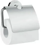 Hansgrohe Logis Universal Papierhalter 41723000 Messing, mit Deckel, chrom