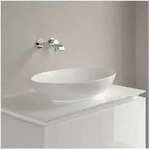 Villeroy und Boch Loop & friends Aufsatz-Waschtisch 4A4700RW 56x38cm, oval, ohne