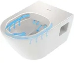 Duravit D-Neo Wand-Tiefsp&uuml;l-WC-Set 45780900A1 mit WC-Sitz und Befestigungssystem