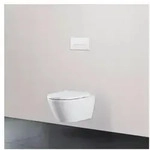Duravit D-Neo Wand-WC Set 45770900A1 Rimless, Tiefsp&uuml;ler, WC mit WC-Sitz, Durafix