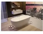 Hoesch iSENSI Oval-Badewanne 3822.010 190x90cm, wei&szlig;, 259 l, mit...