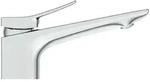 Ideal Standard Conca Waschtischarmatur BC754AA ohne Ablaufgarnitur, Ausladung...