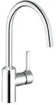 Kludi Bingo Star K&uuml;chenarmatur 428099678 edelstahlfinish, Niederdruck,...