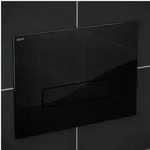 MEPA Orbit Bet&auml;tigungsplatte 421849 Glas schwarz, f&uuml;r teileingelassene Montage