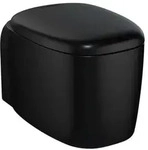 VitrA Plural Wand-Tiefsp&uuml;l-WC 7830B483-0075 schwarz matt, ohne Sp&uuml;lrand,...