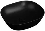 VitrA Plural Aufsatzschale 7810B483-0016 45 x 38 x 13,5 cm, schwarz matt, flach,