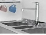 Ideal Standard Cerafine O K&uuml;chenarmatur BC501AA schwenkbar, mit hoher Auslauf,