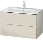 Duravit L-Cube Waschtisch-Unterschrank LC624109191 82 x 48,1 cm, taupe matt, 2