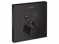 hansgrohe ShowerSelect Fertigmontageset 15763670 UP-Thermostat, für 2...