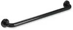 Hewi 477 Badetuchhalter 477.30.10090 570mm, tiefschwarz, Rosetten &Oslash; 60mm