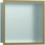hansgrohe XtraStoris Wandnische 56097140 30x30x10cm, mit Designrahmen, Edelstahl