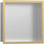 hansgrohe XtraStoris Wandnische 56097990 30x30x10cm, mit Designrahmen, Edelstahl