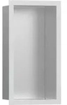 hansgrohe XtraStoris Wandnische 56094700 30x15x10cm, mit Designrahmen, Edelstahl