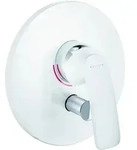 Kludi Balance White Wannenarmatur 526509175 chrom/wei&szlig;, Unterputz, Fertigmontageset